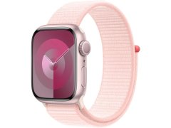 Apple Apple Watch Series 9 41mm Růžový hliník se světle růžovým provlékacím řemínkem