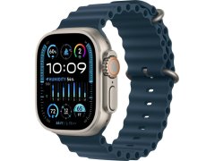 Apple Apple Watch Ultra 2 49mm titanová s modrým oceánským řemínkem