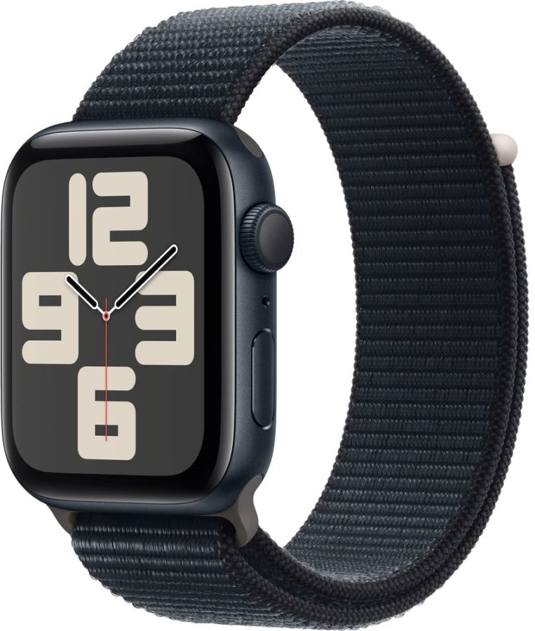 Apple Apple Watch SE (2023) GPS 44mm sportovní provlékací řemínek temně inkoustový - Apple