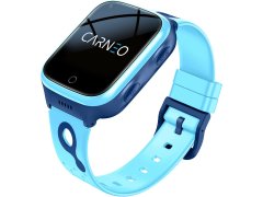 CARNEO Chytré hodinky CARNEO GUARDKID+ 4G Platinum - modré