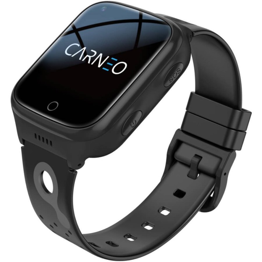 CARNEO Chytré hodinky CARNEO GUARDKID+ 4G Platinum - černé