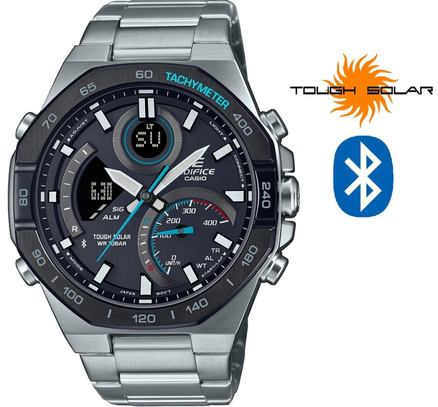 Casio Edifice Bluetooth Connected Tough Solar ECB-950DB-1AEF (627) Casio Edifice Bluetooth Connected Tough Solar ECB-950DB-1AEF (627) - Casio