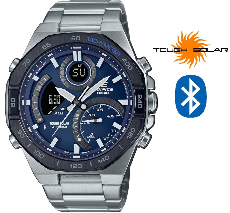 Casio Edifice Bluetooth Connected Tough Solar ECB-950DB-2AEF (627) Casio Edifice Bluetooth Connected Tough Solar ECB-950DB-2AEF (627) - Casio