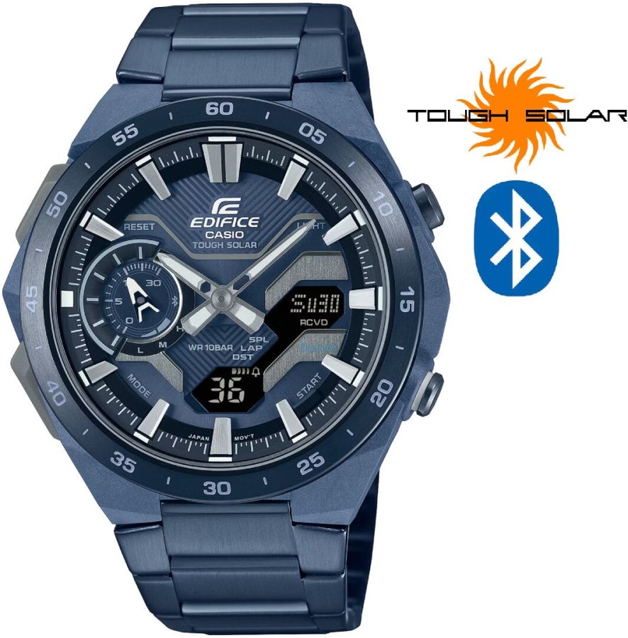 Casio Edifice Windflow Bluetooth Connected Solar ECB-2200CB-2AEF (675) Casio Edifice Windflow Bluetooth Connected Solar ECB-2200CB-2AEF (675) - Casio