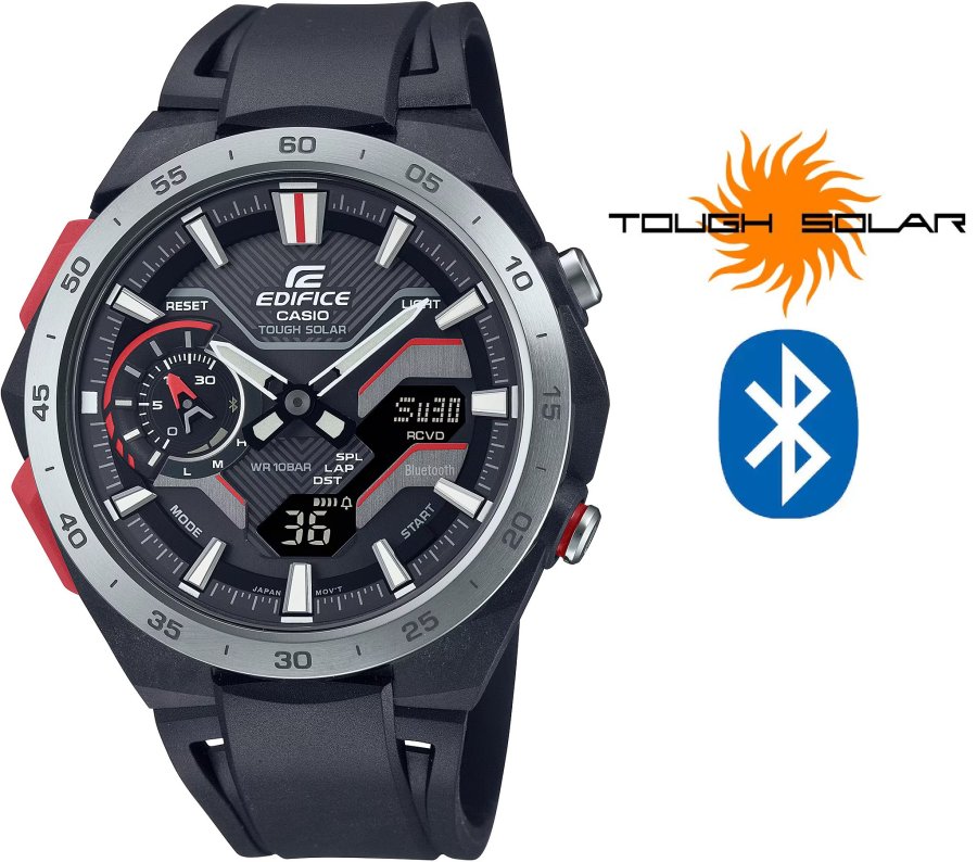 Casio Edifice Windflow Bluetooth Connected Solar ECB-2200P-1AEF (675) Casio Edifice Windflow Bluetooth Connected Solar ECB-2200P-1AEF (675) - Casio