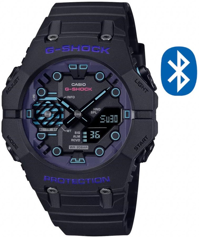 Casio G-Shock Carbon Core Guard Bluetooth GA-B001CBR-1AER Cyberspace (666) Casio G-Shock Carbon Core Guard Bluetooth GA-B001CBR-1AER Cyberspace (666) - Casio