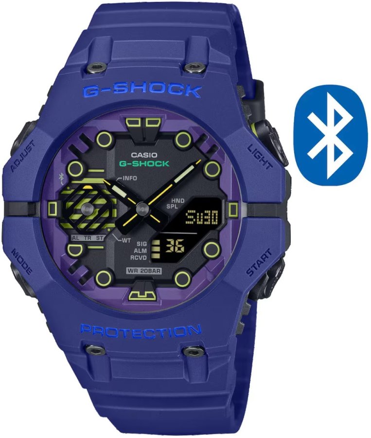 Casio G-Shock Carbon Core Guard Bluetooth GA-B001CBR-2AER Cyberspace (666) Casio G-Shock Carbon Core Guard Bluetooth GA-B001CBR-2AER Cyberspace (666) - Casio