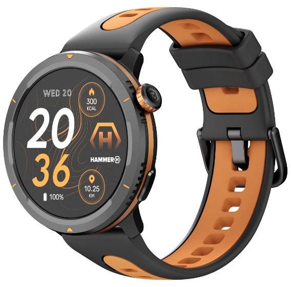 Hammer Chytré hodinky Hammer Watch 2 lite oranžovo-černé - Hammer