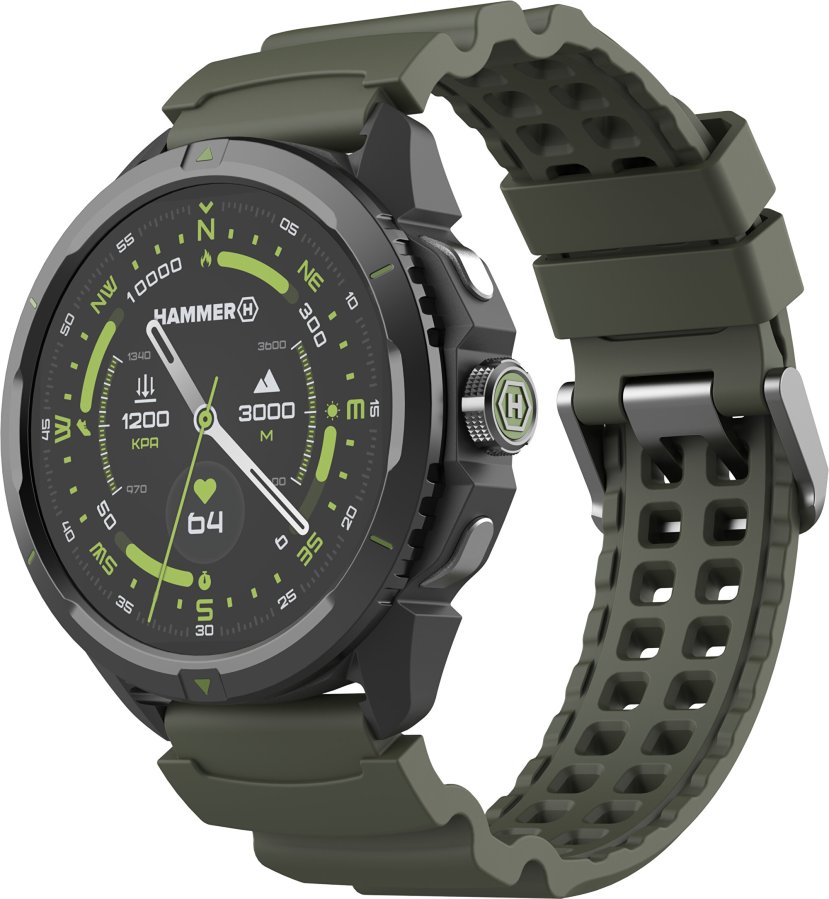 Hammer Chytré hodinky Hammer Watch 2 zeleno-černé - Hammer