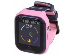 Helmer LK 709 4G růžové - dětské hodinky s GPS lokátorem, videohovorem