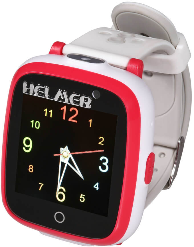 Helmer Dětské hodinky KW 802 červené - Helmer