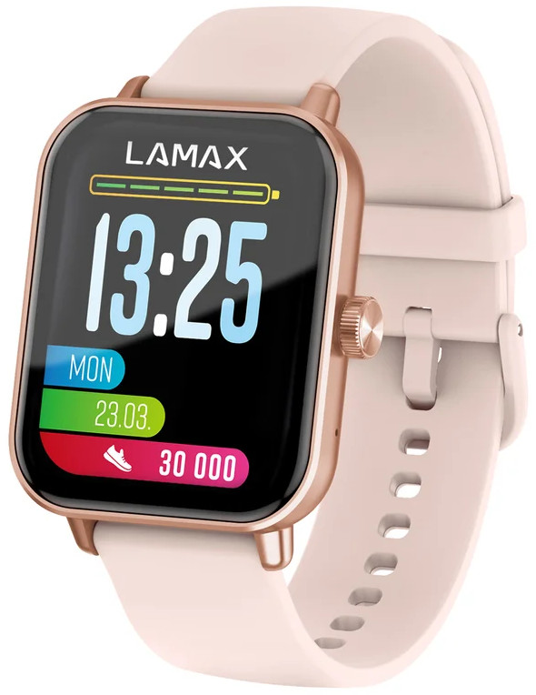 LAMAX Dárkový set BCool2 Play Rose Gold 8595724900948 + náhradní řemínek - LAMAX