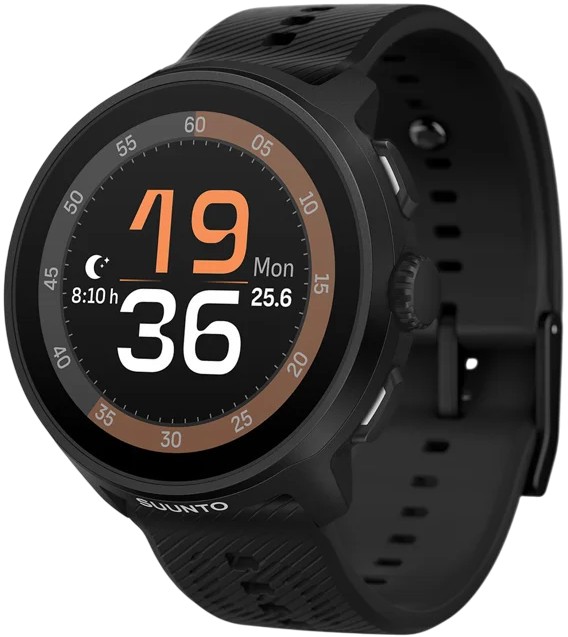 Suunto Suunto Run All Black Silicon Strap - Suunto