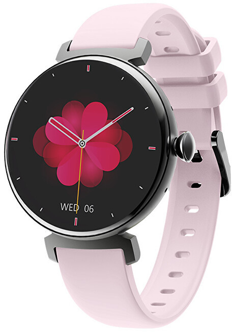 Wotchi AMOLED Smartwatch DM70 – Black - Pink - Wotchi