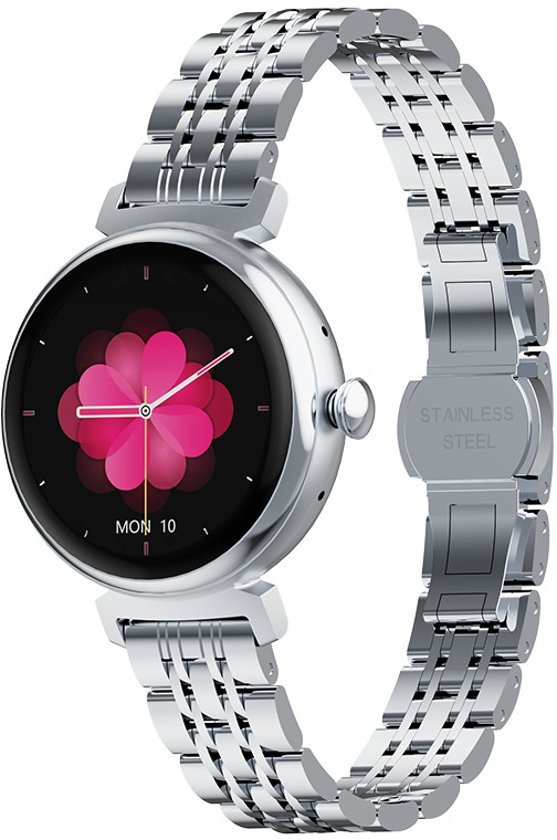 Wotchi AMOLED Smartwatch DM70 – Silver – Silver - Wotchi