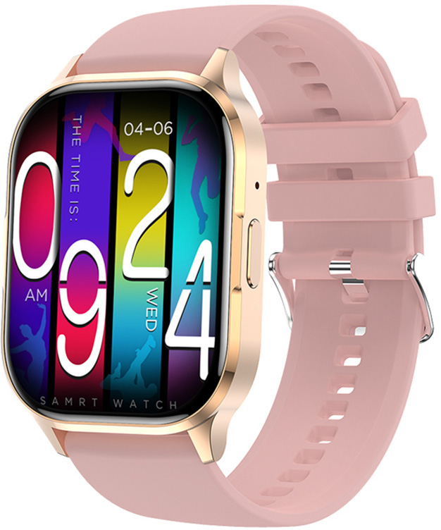 Wotchi AMOLED Smartwatch W21HK – Gold - Pink - Wotchi