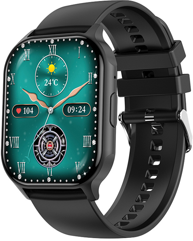 Wotchi AMOLED Smartwatch W26HK – Black - Black - Wotchi