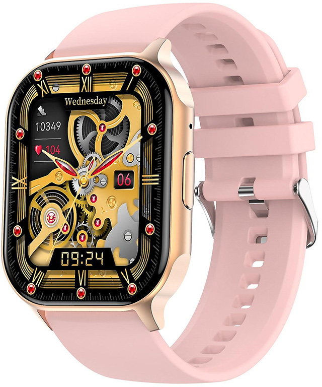 Wotchi AMOLED Smartwatch W26HK – Gold - Pink - Wotchi