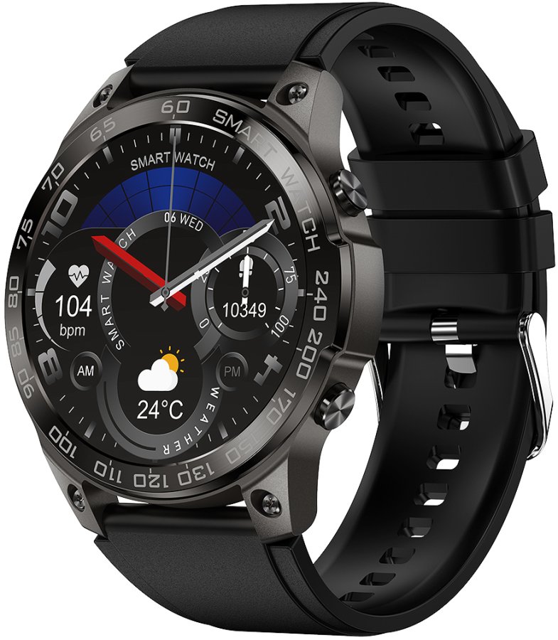 Wotchi AMOLED Smartwatch WD50BK - Black - Wotchi