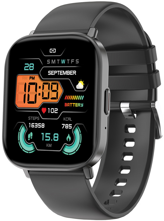 Wotchi Smartwatch W127G – Black - Black - Wotchi