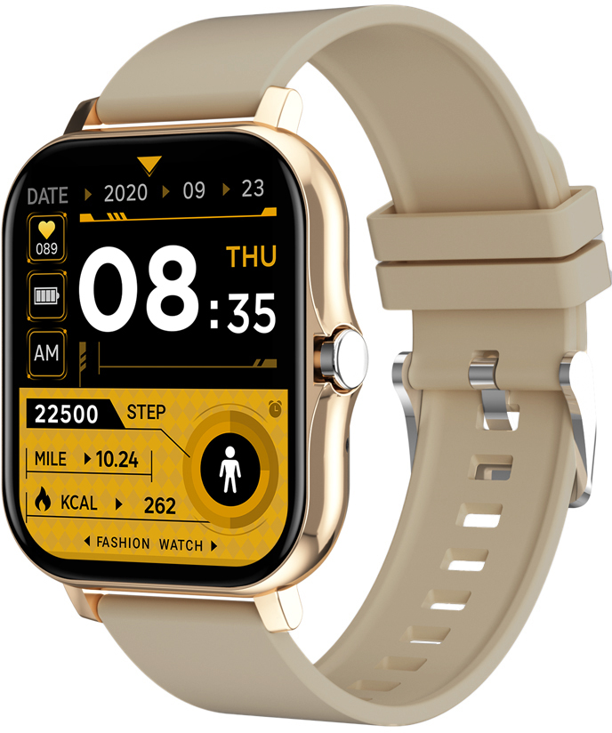 Wotchi Smartwatch WO2GTG - Gold Silicone - Wotchi